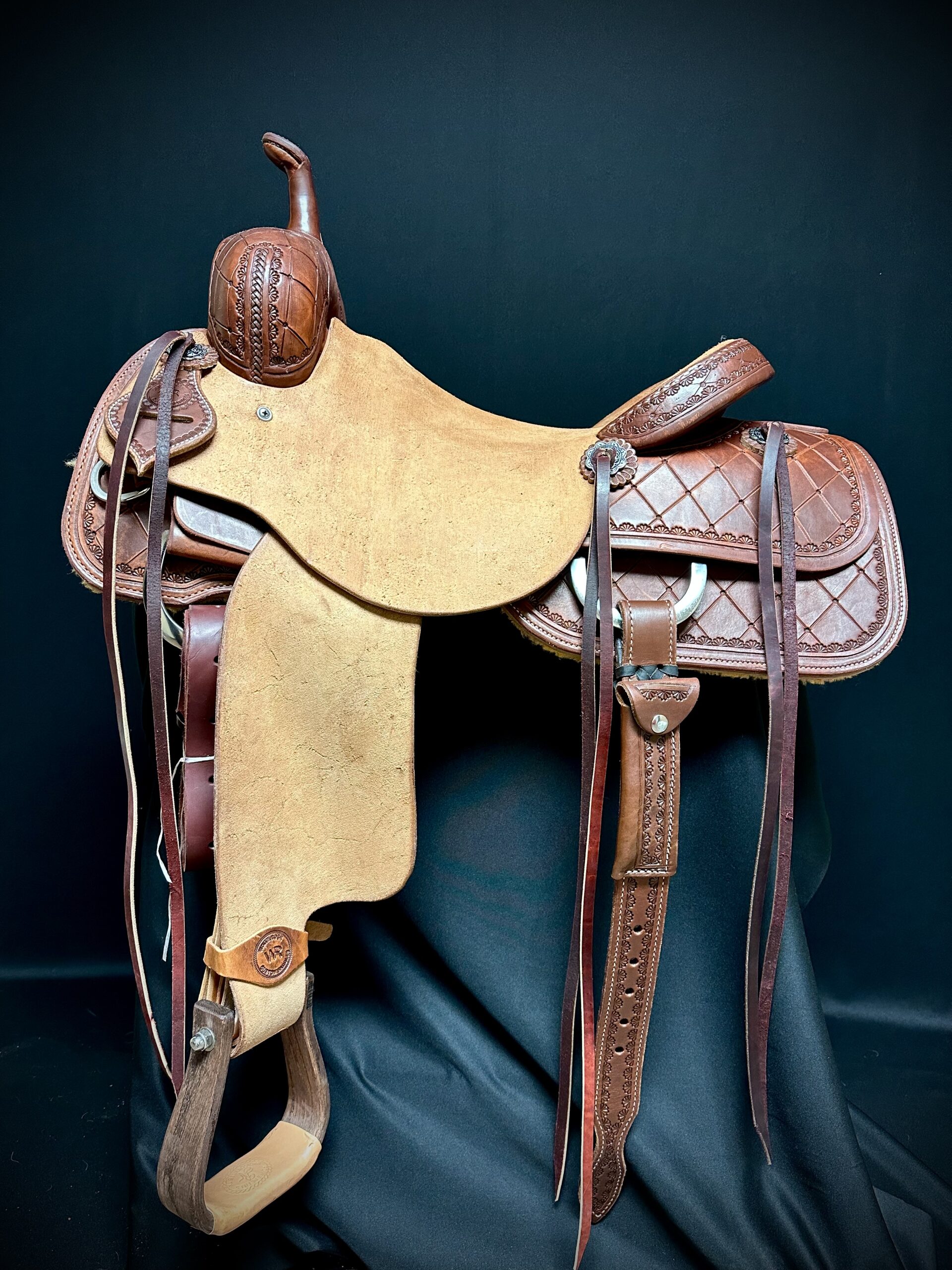 White Rock Cutting Saddle with Diamond tooling and roughout fenders